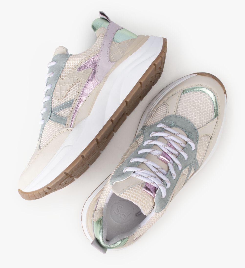 PS POELMAN beige ps poelman lage sneakers charu