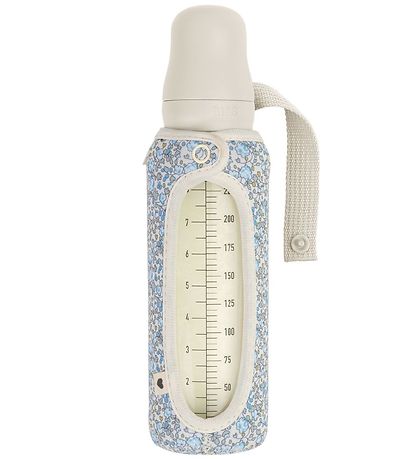 BIBS X Liberty Flasche Hülle - Groß - 225 ml - Blumen - Ivory