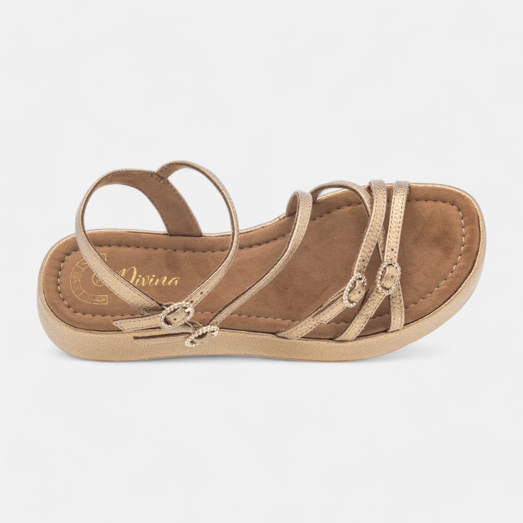 Sandales Femme bronze