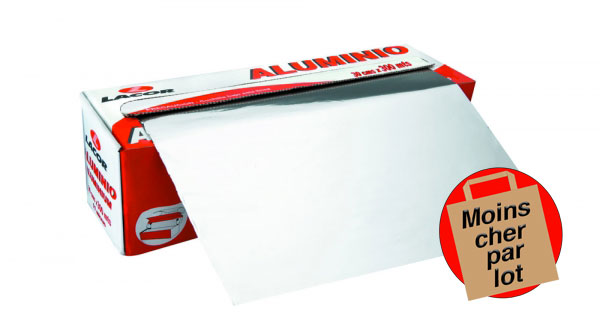 Papier d aluminium professionnel Lacor
