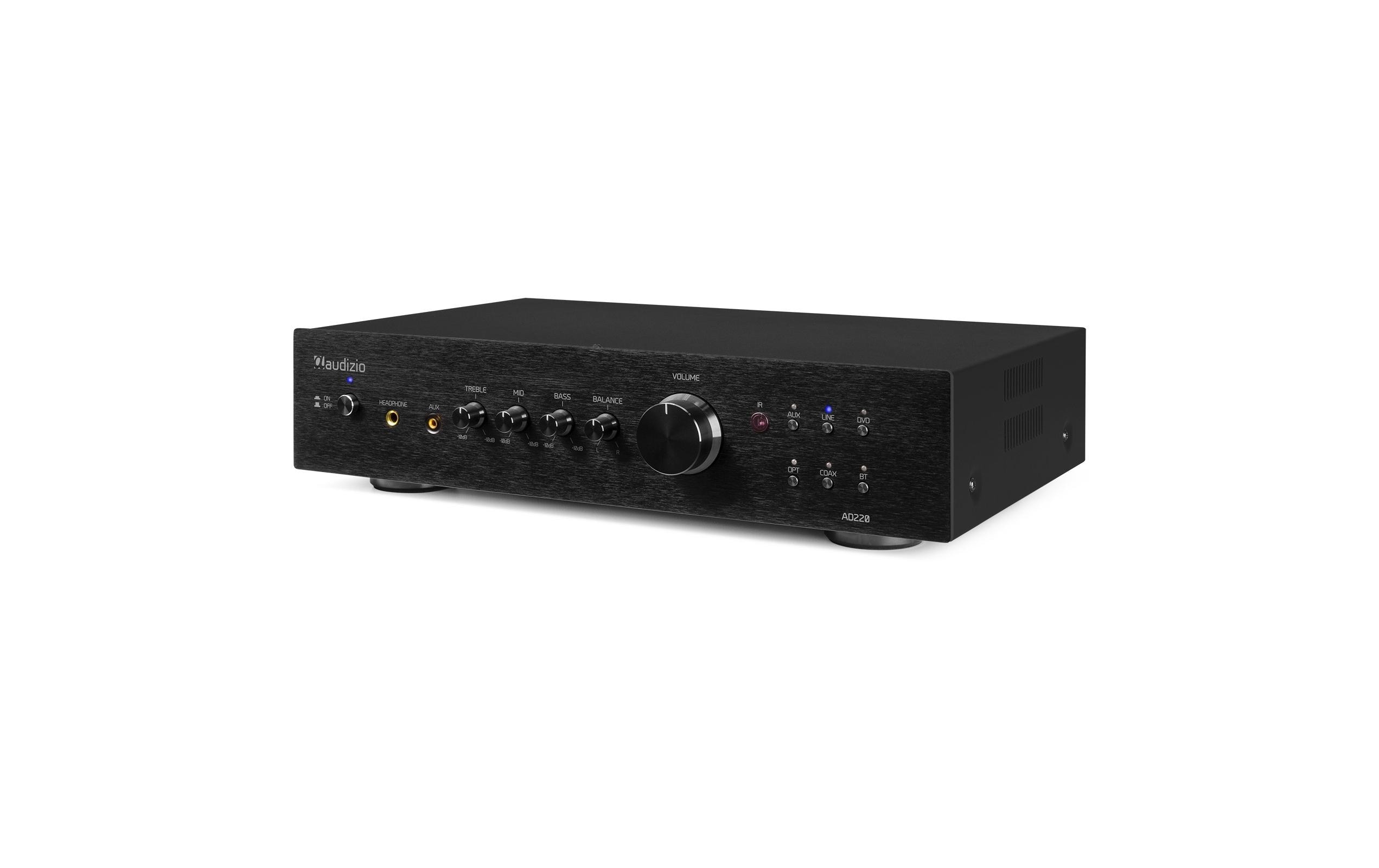 Stereo-Verstärker AD220B Schwarz<br>Vielseitiger 2-Kanal-Verstärker mit grosser Funktionalität