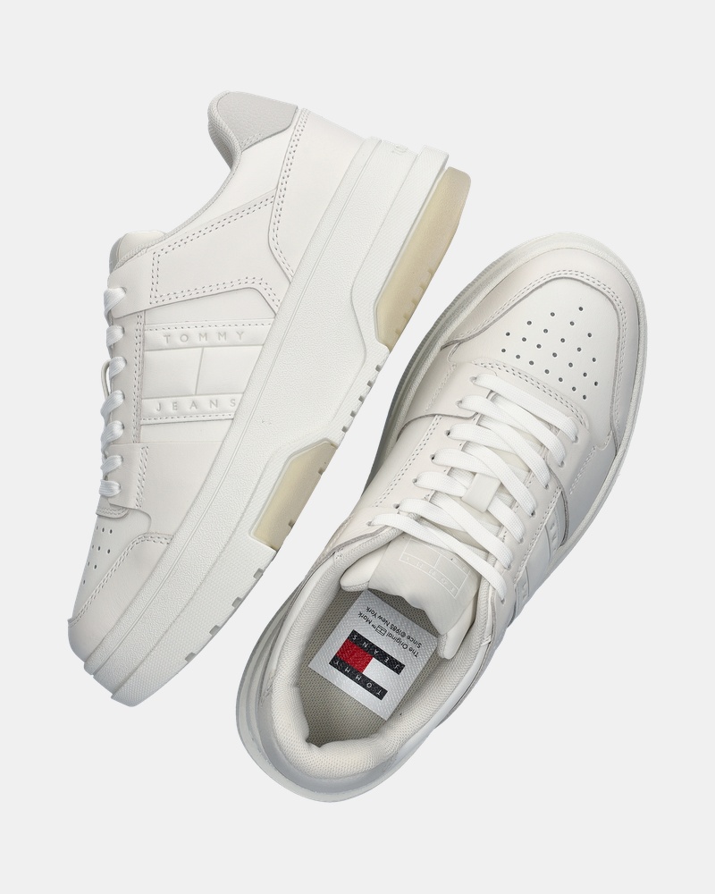 Tommy Jeans The Brooklyn Platform Lage sneakers  - wit