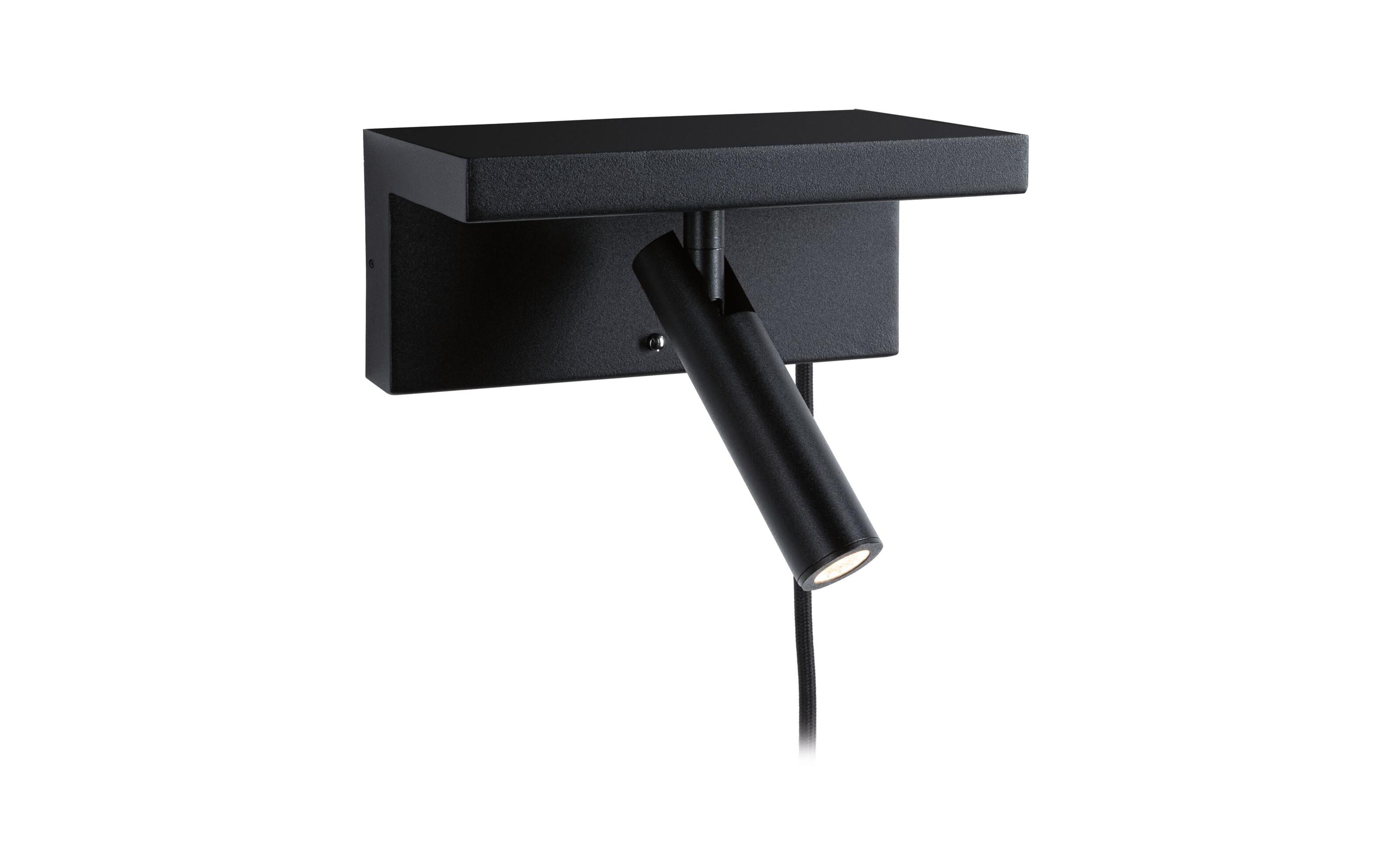 Wandleuchte 3-Step-Dim Jerik USB C SchwarzDimmbare LED Wandleseleuchte