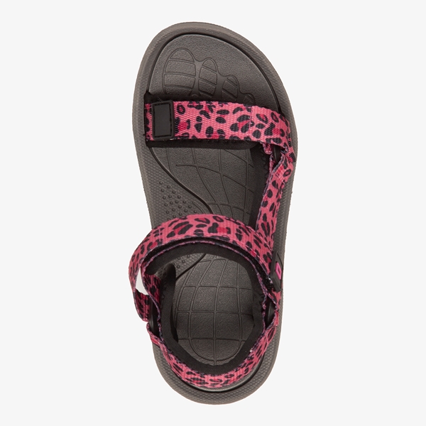 Blue Box meisjes sandalen met luipaardprint