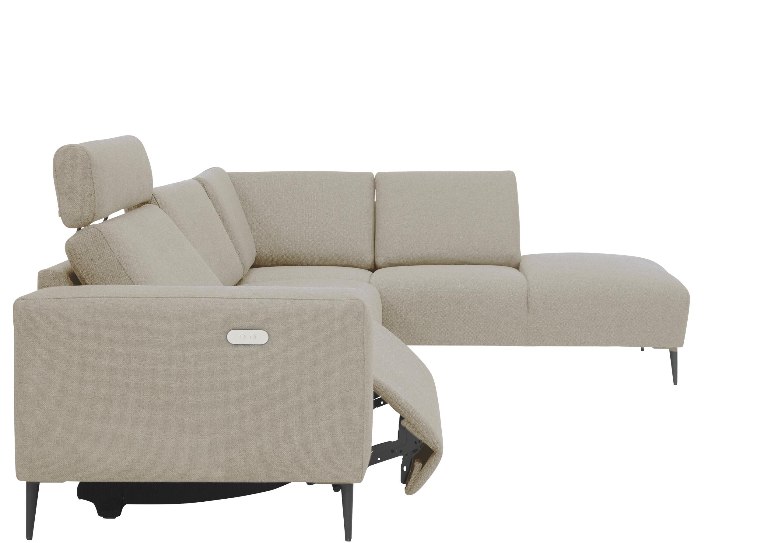 Remus højrevendt sofa med pufafslutning