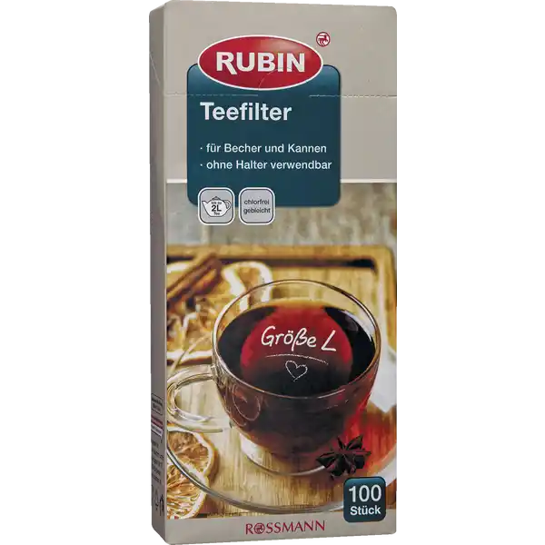 Teefilter Größe L