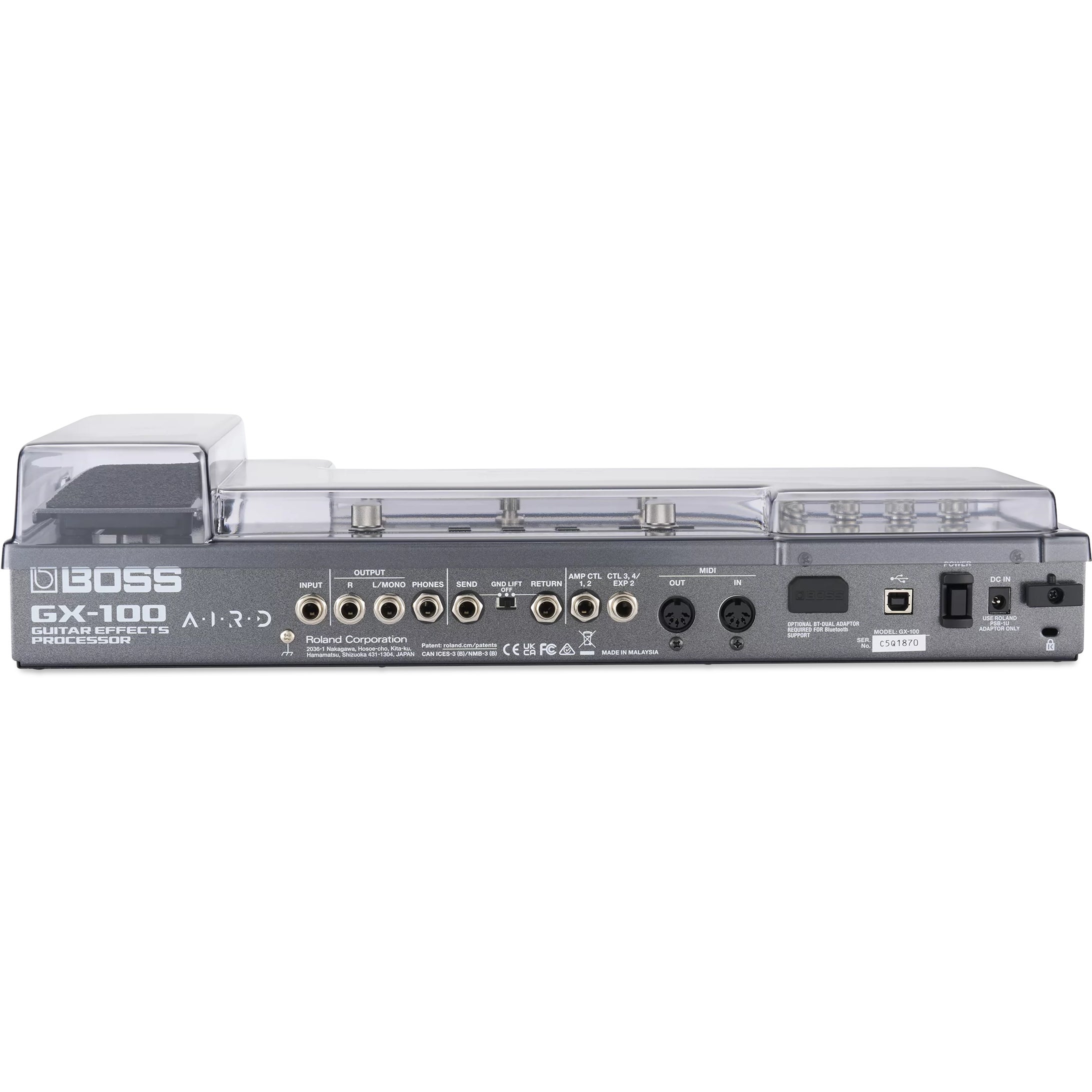 Decksaver Boss GX-100 stofkap