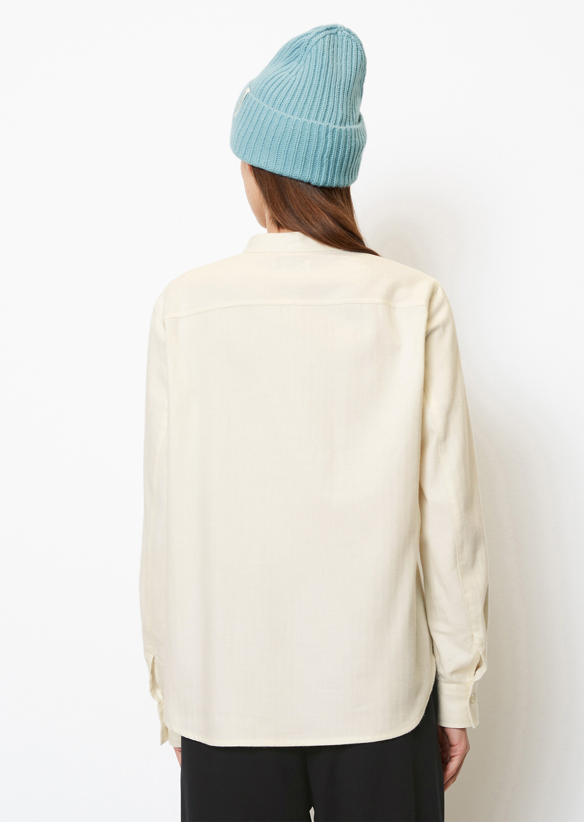 Flanell-Langarm-Bluseaus softer Herringbone-Qualität