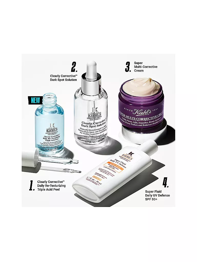 KIEHL'S Clearly Corrective™ Re-Texturizing Triple Acid Peel 30ml keine Farbe