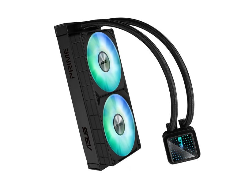 ASUS Wasserkühlung Prime LC 240 ARGB All-in-One-Flüssig-CPU-Wasserkühlung mit zwei ARGB Lüfter