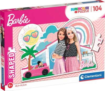 Barbie Puslespil - Super Color - 104 Brikker - Clementoni