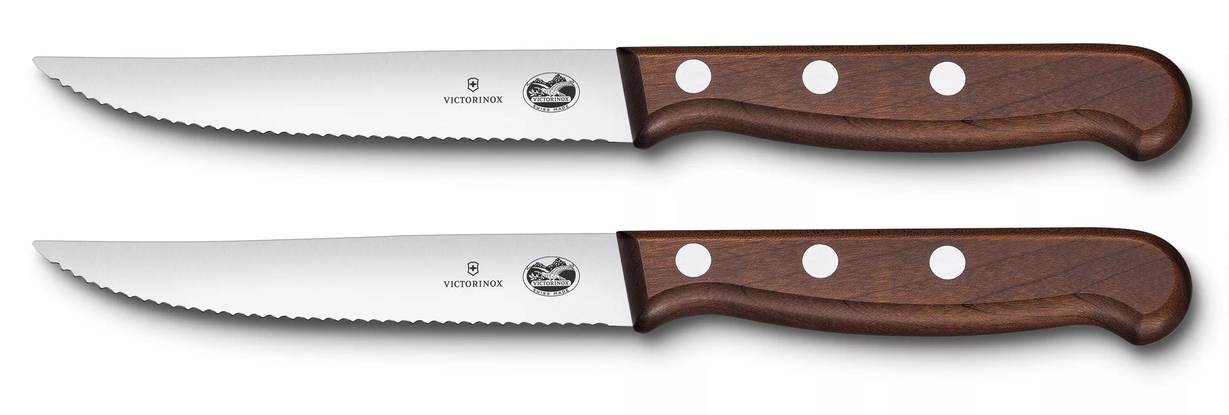 Wood Steakmesser-Set, 2-teilig-Modifiziertes Ahornholz
