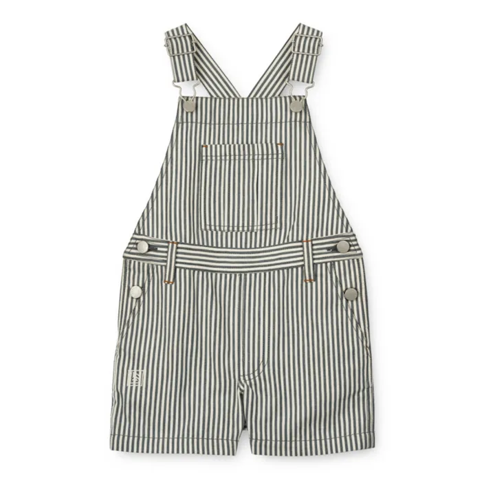 Liewood Salopette Venedict Rayée | Bleu gris