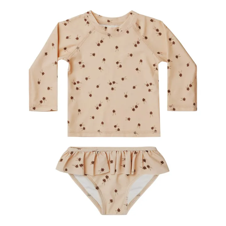 Rylee + Cru T-Shirt Anti-UV + Culotte Imprimé | Rose pâle