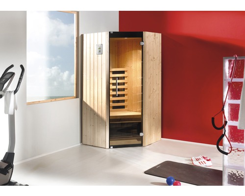 Weka Tanilla Hoek Infrarood Sauna 99x99x190 cm