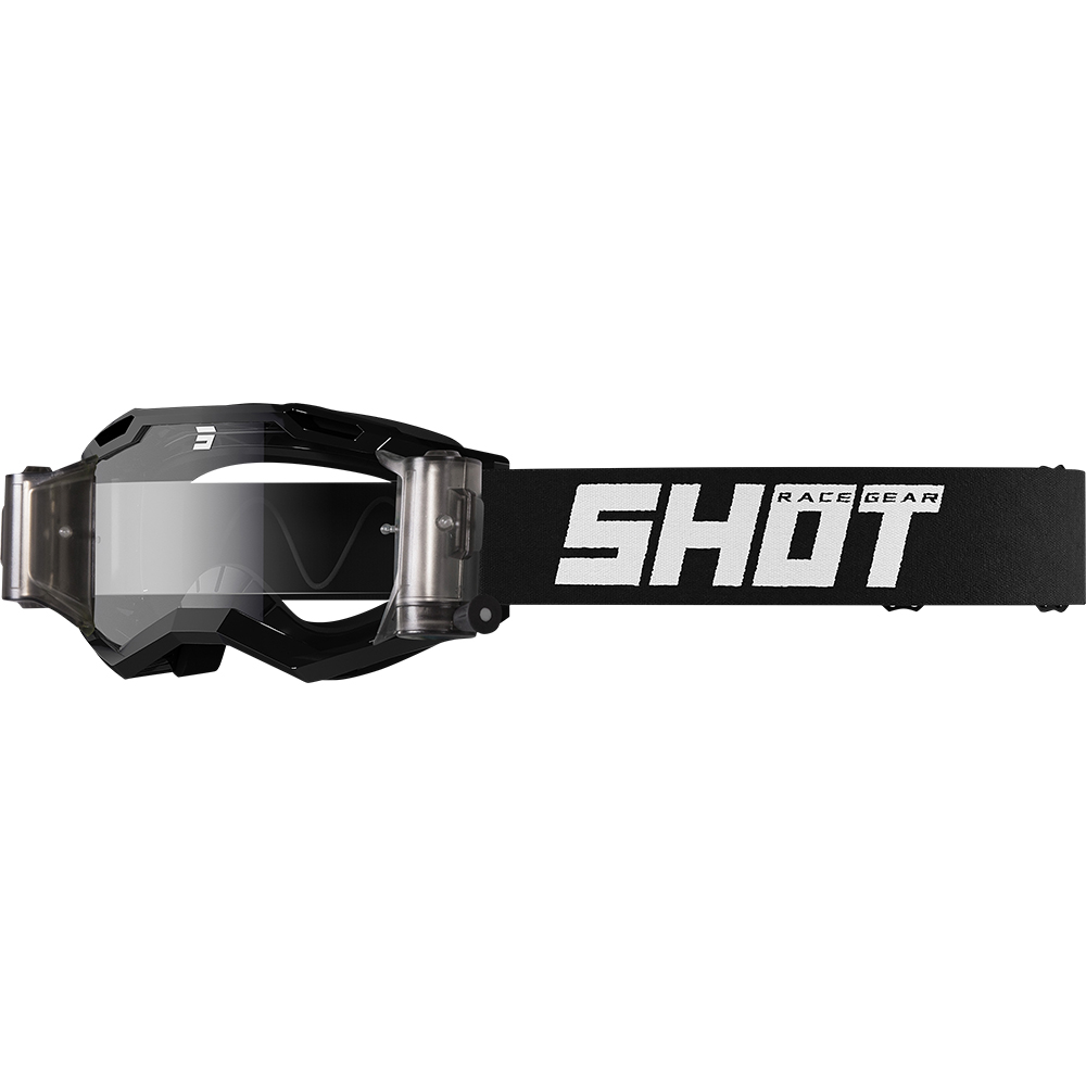 Shot - Masque Assault 2.0 Solid roll-off Noir Brillant / Blanc