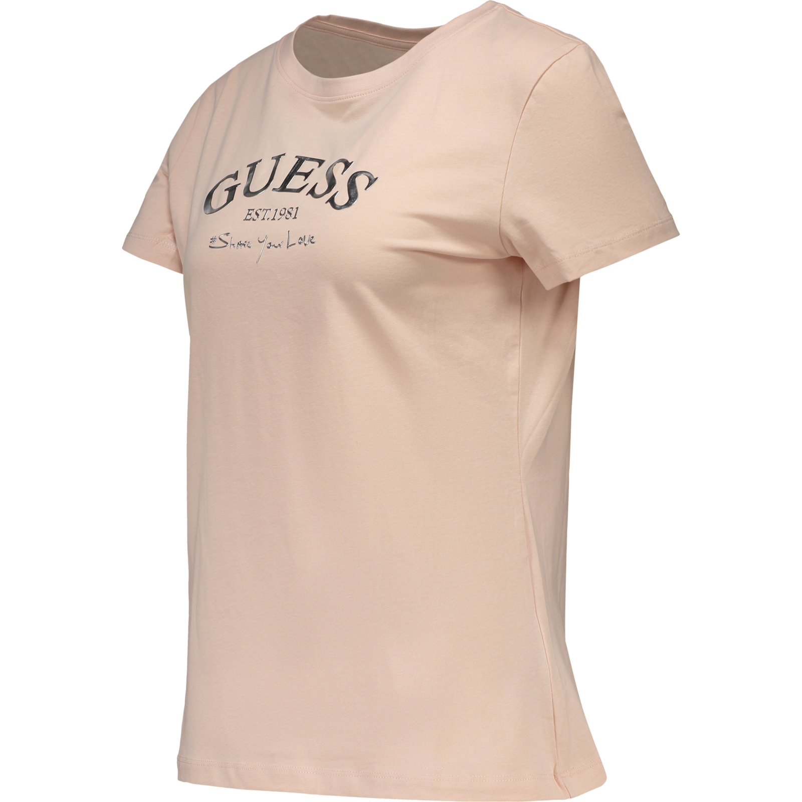 Guess Damen T-Shirt Margot M, rosa