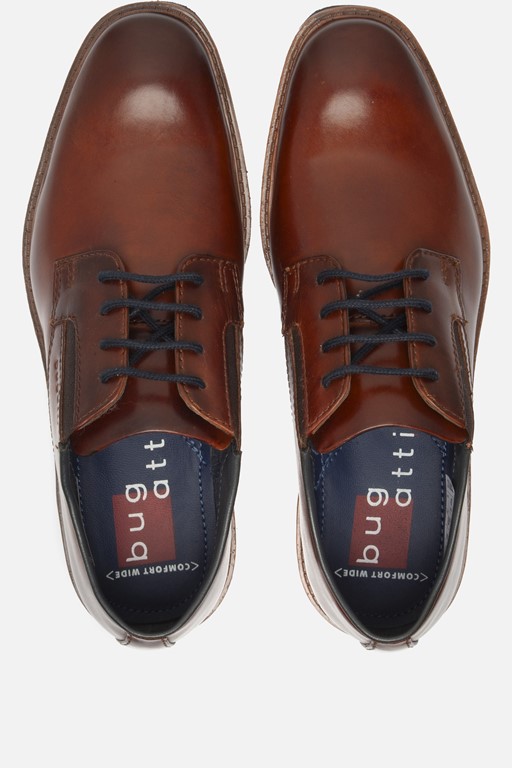 Bugatti Mero Veterschoenen cognac Leer