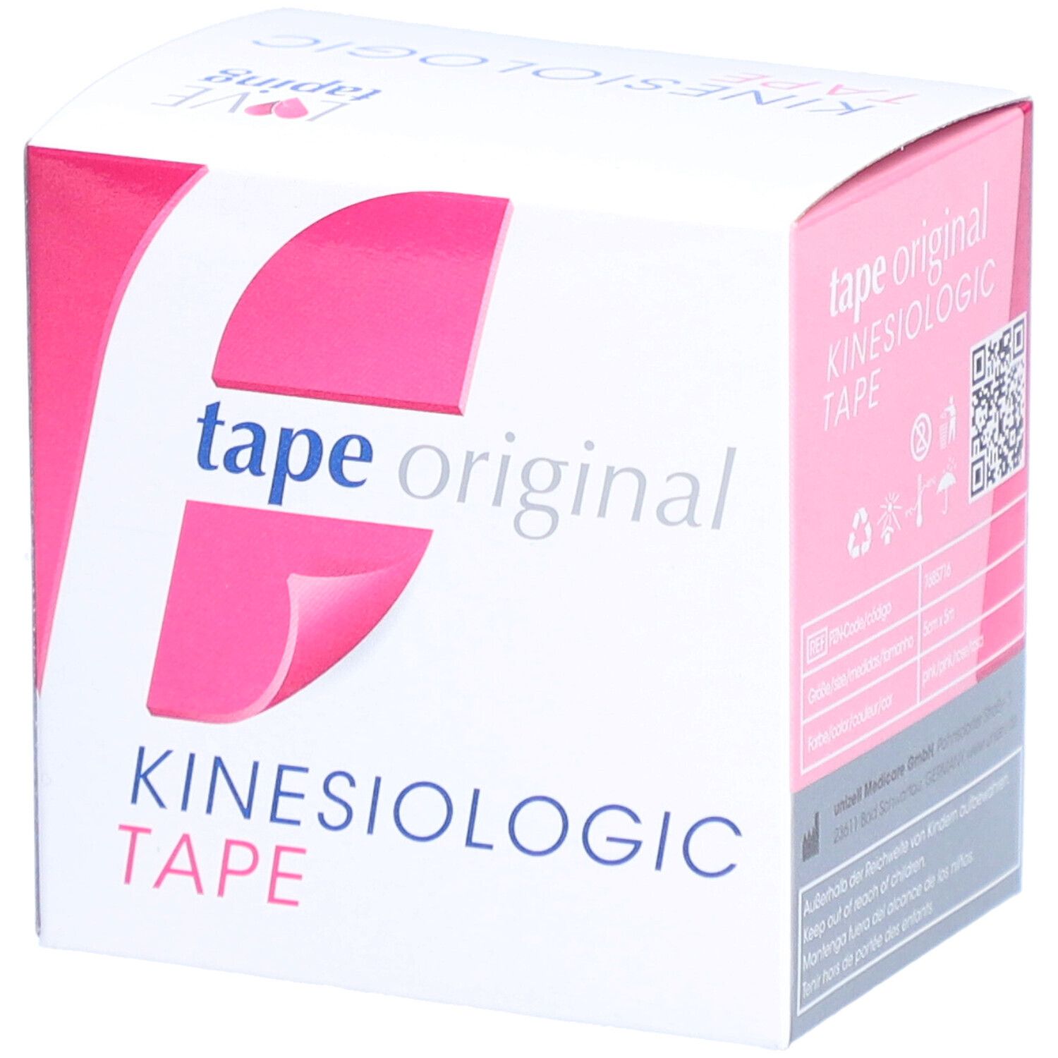 Kinesio tape original Kinesiologic Tape pink 5 cm x 5 m