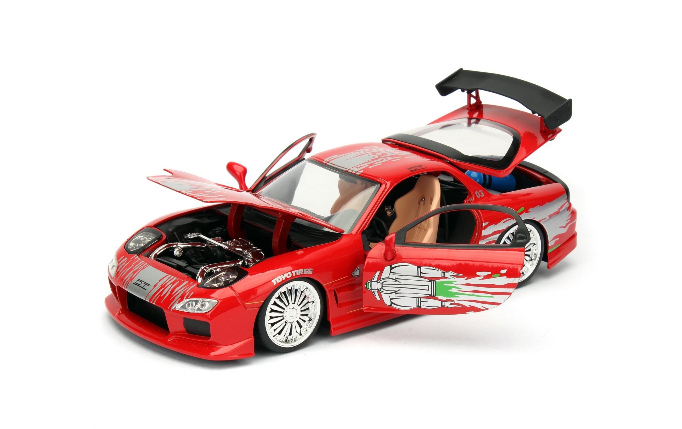 Sportwagen Fast & Furious Mazda RX-7 1:24Mazda RX-7 Sammlermodell im Massstab 1:24