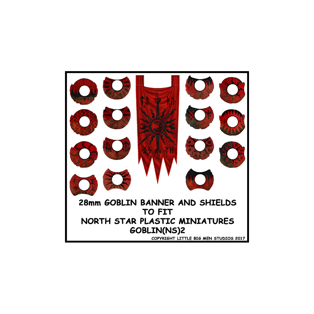 Oathmark: Goblin Banner & Shields 2