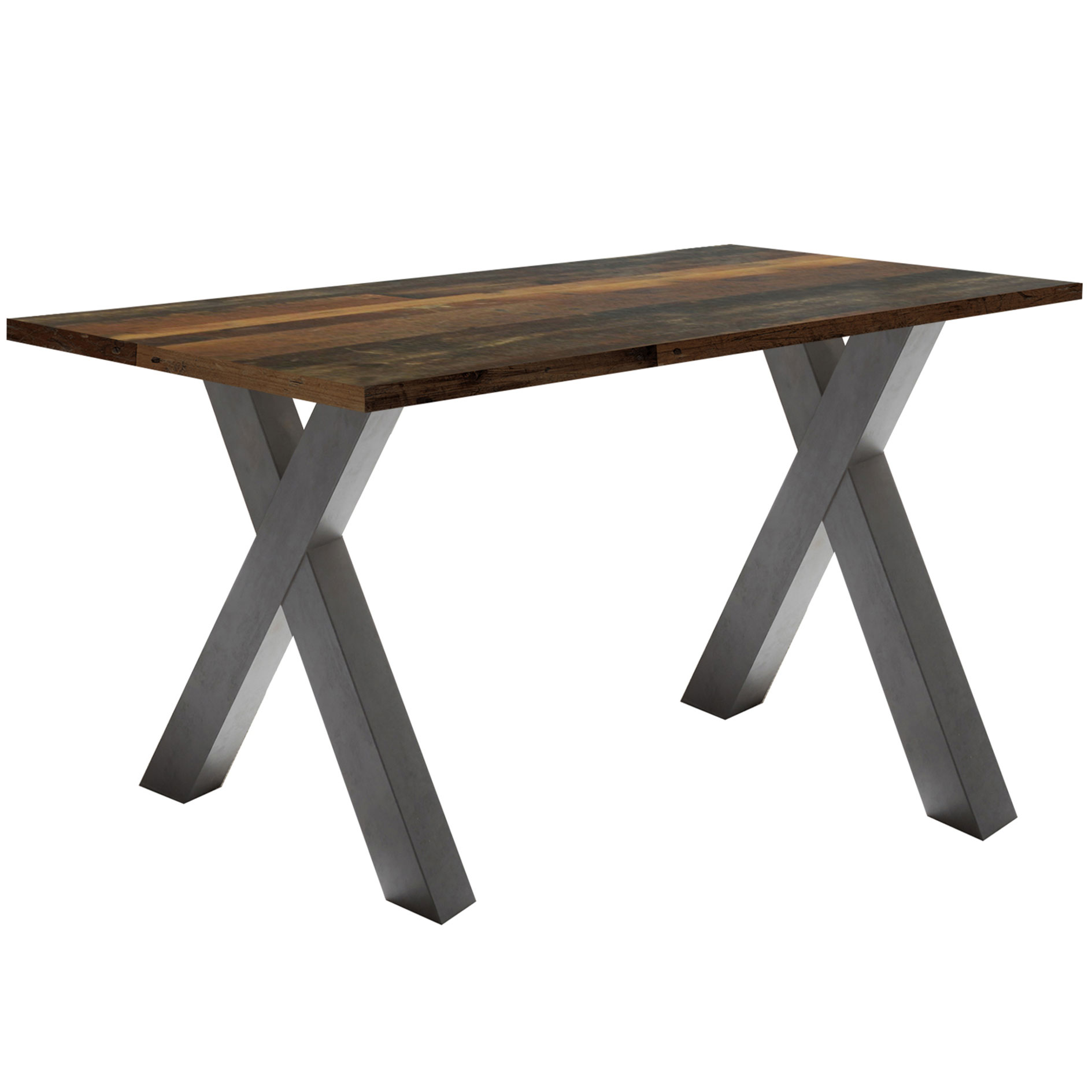 Schreibtisch - Texas Oak-Graphitoptik - 140x70 cm