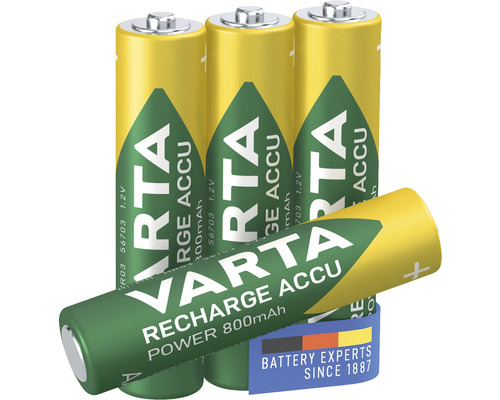 Varta batterij 4 x AAA Micro