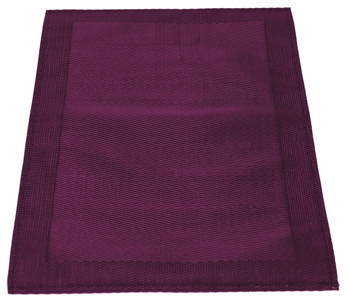 Platzdeckchen 2er Set, 30x45cm, Farbe: Heidelbeere