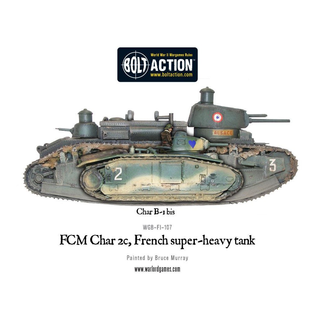 Bolt Action - French - FCM Char 2c super-heavy tank