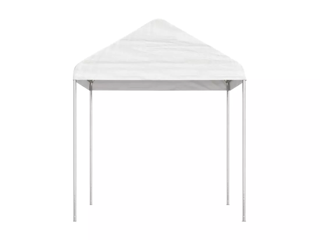 Belvédère avec toit blanc 11,15x2,28x2,69 m polyéthylène