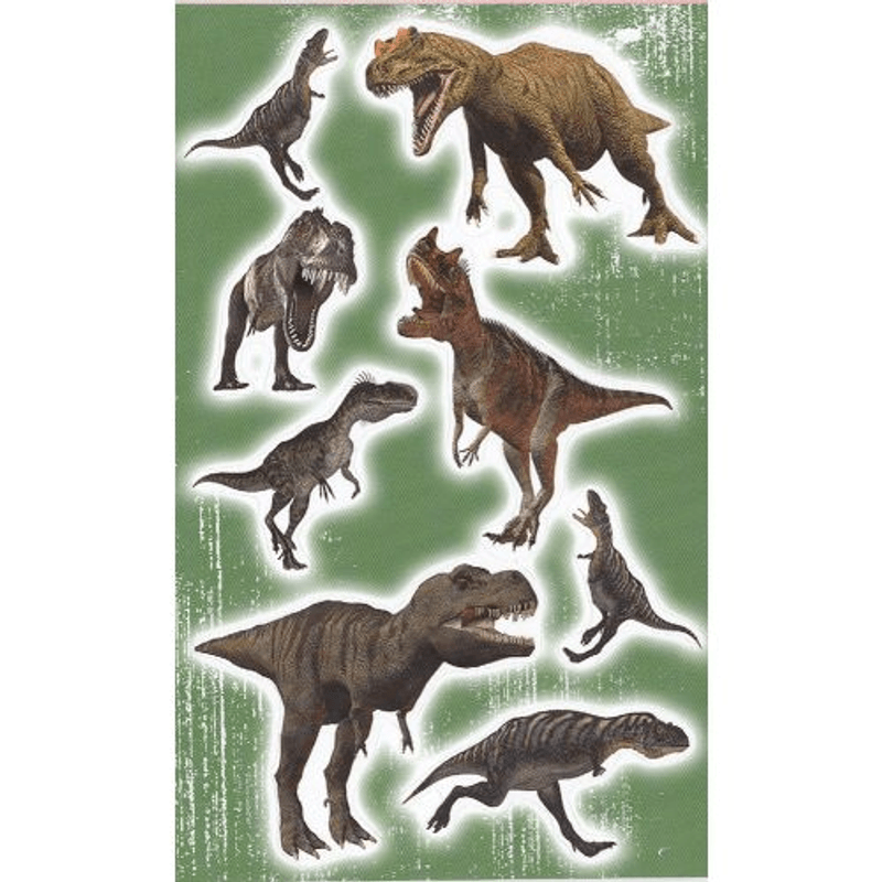BSB Stickers Dinosaurer, 3 ark