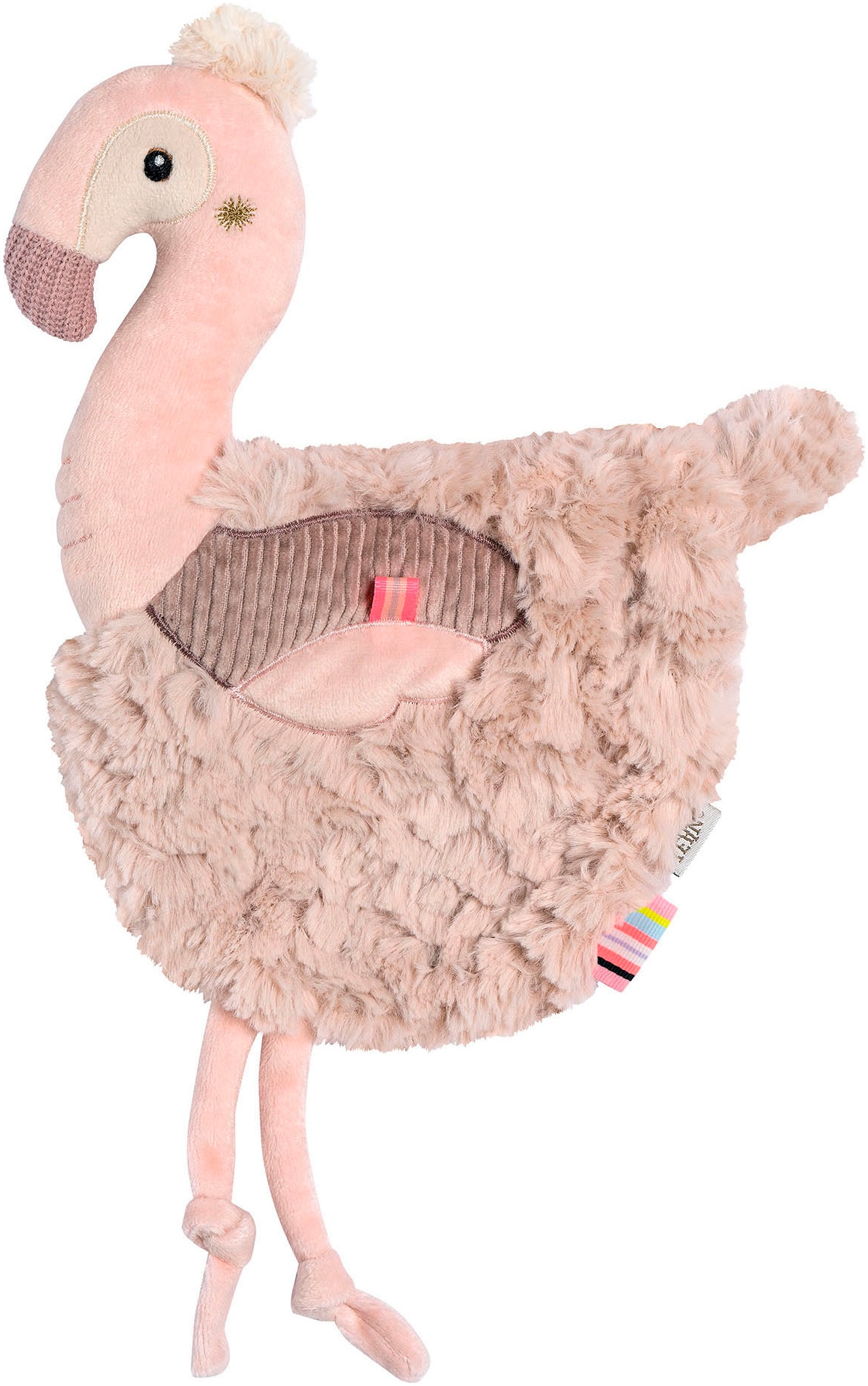 Fehn Kuscheltuch »Lazy, Crazy & Pink, Schmusetuch Flamingo«