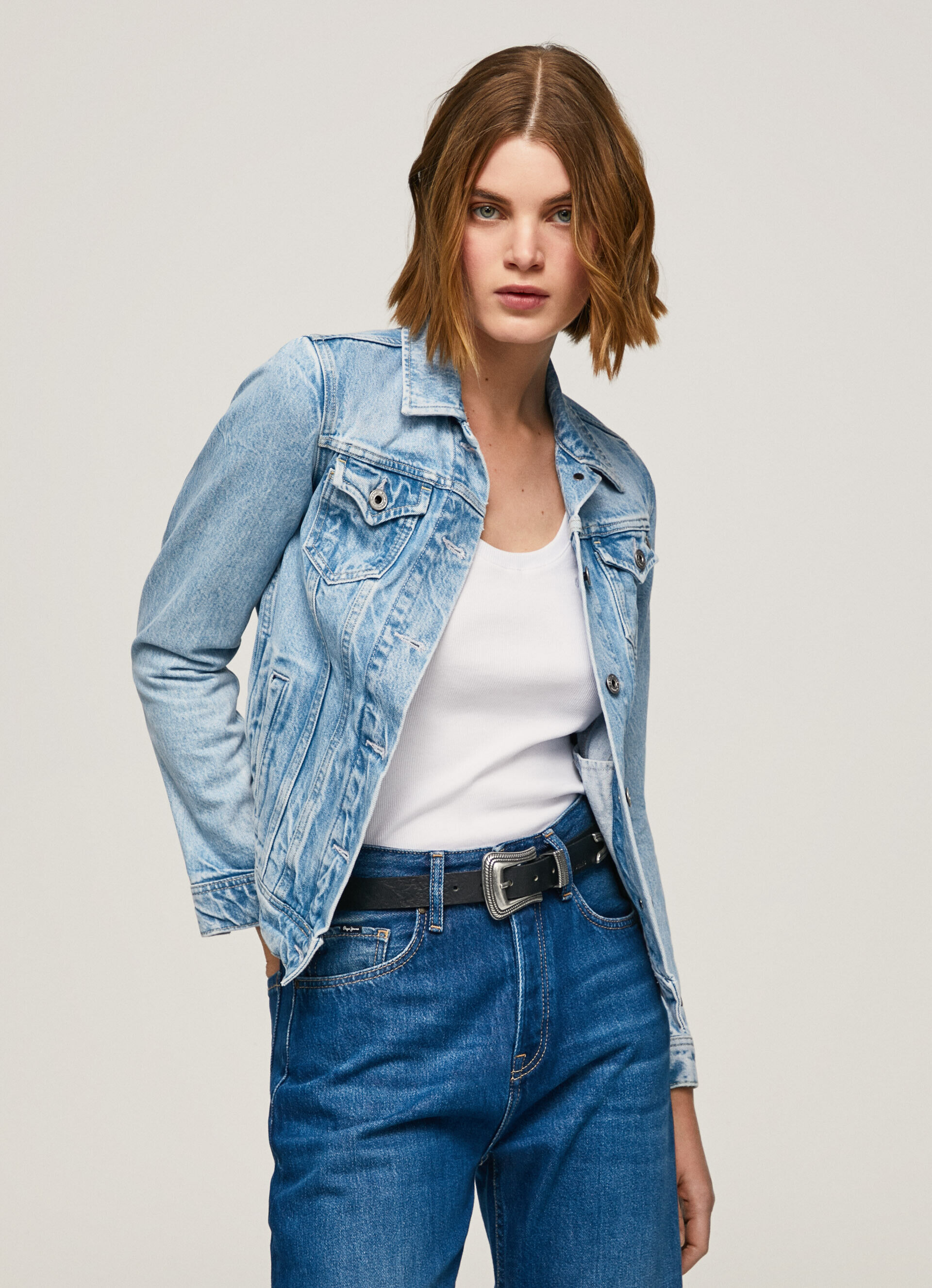 Jaqueta jeans slim fit