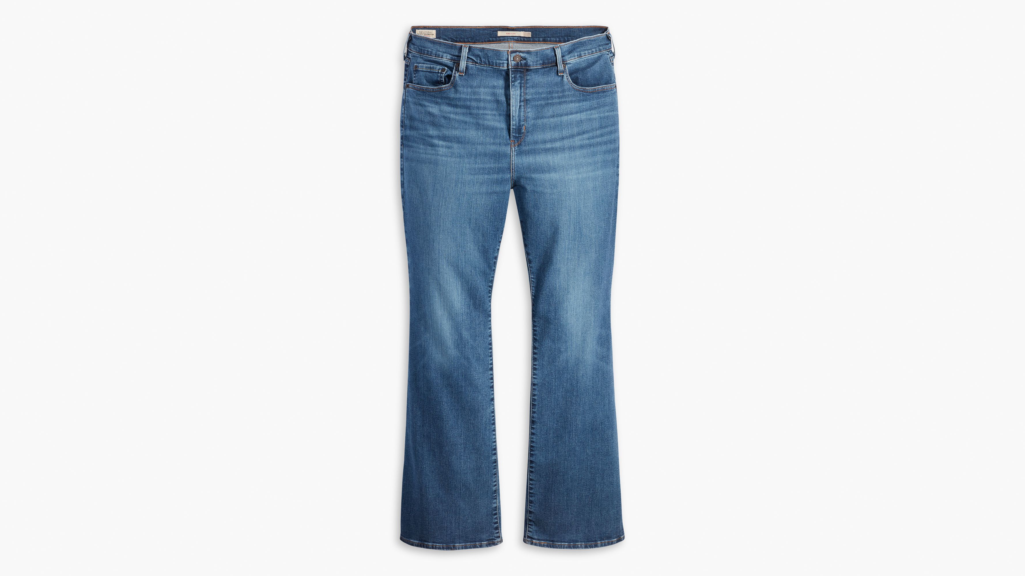 Jean 726™ taille haute flare (grandes tailles) - Blue Wave Mid Plus - Bleu