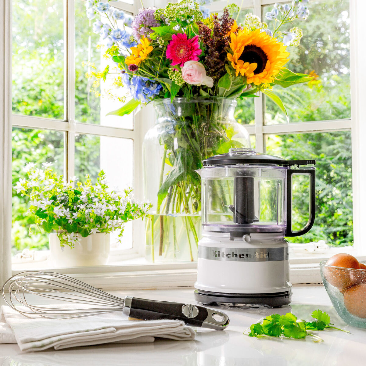 0,83 liter Mini foodprocessor, Hvit