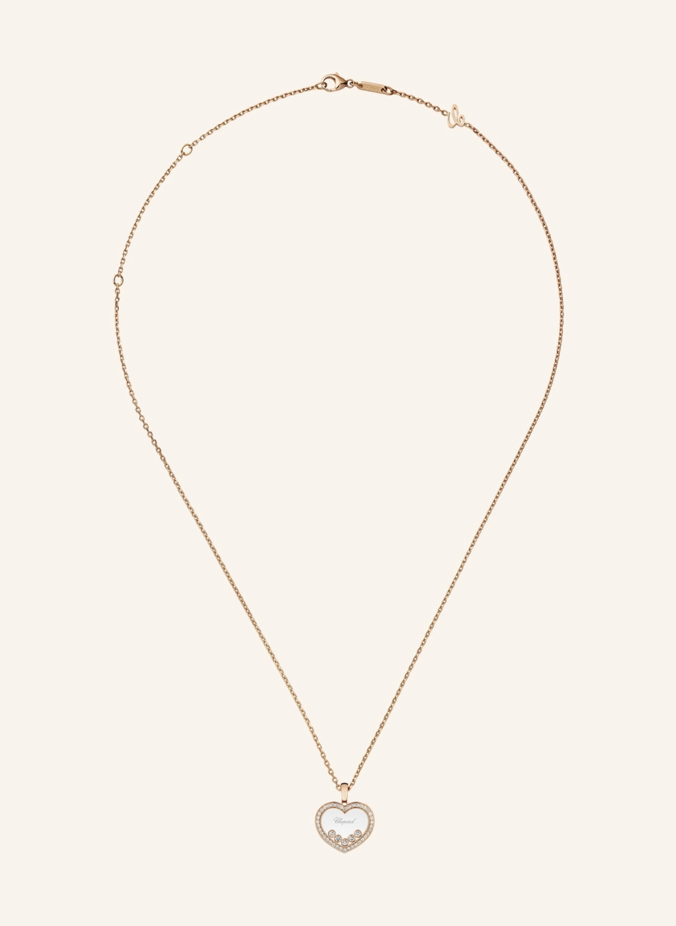 Chopard Anhänger HAPPY DIAMONDS ICONS Anhänger aus 18 Karat Roségold und Diamanten