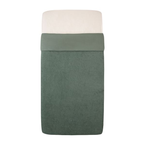 Witlof For Kids Velvet Rib Tuck-Inn Wiegdeken - Soft Sand