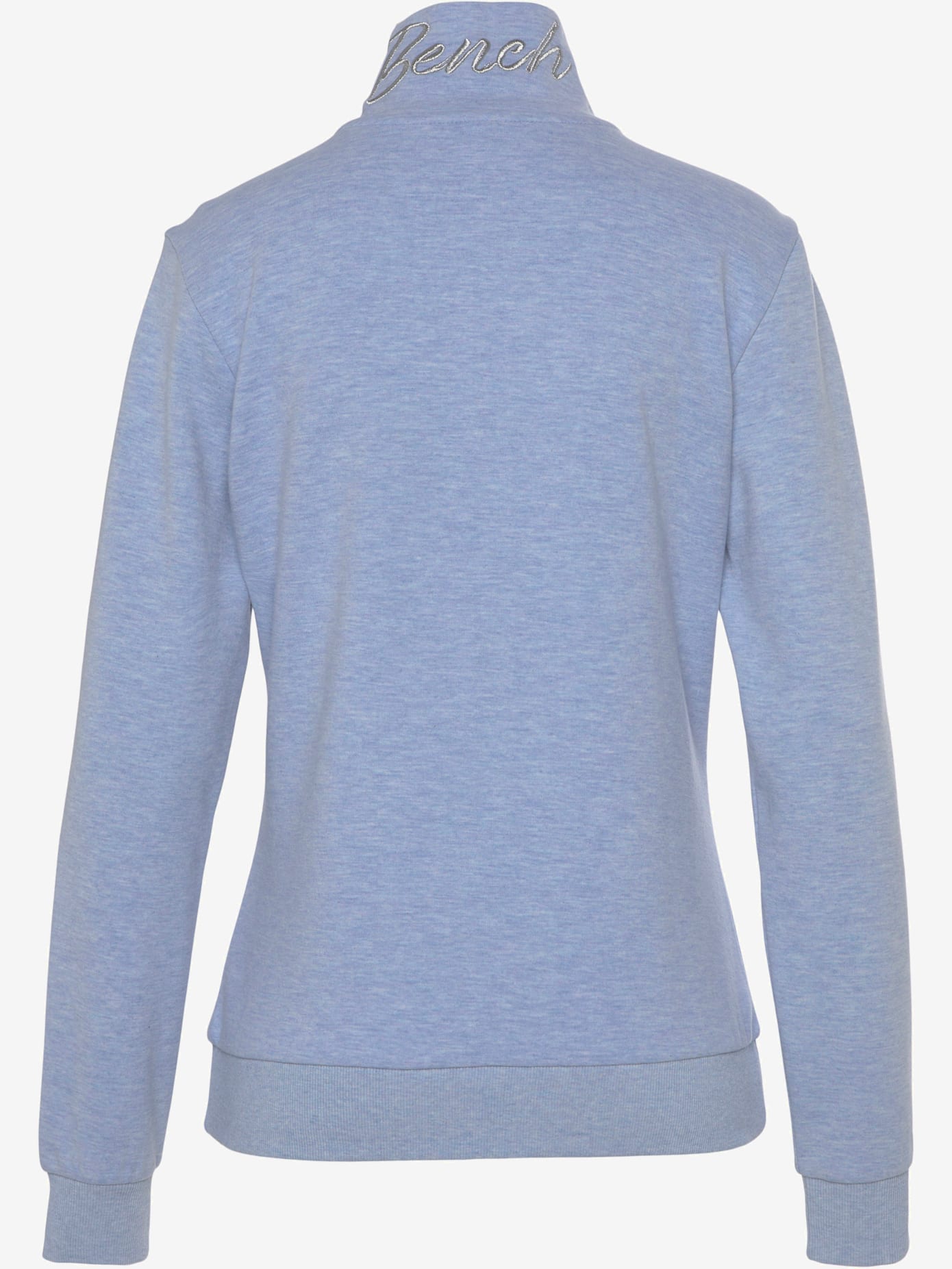 Veste sweat à col montant