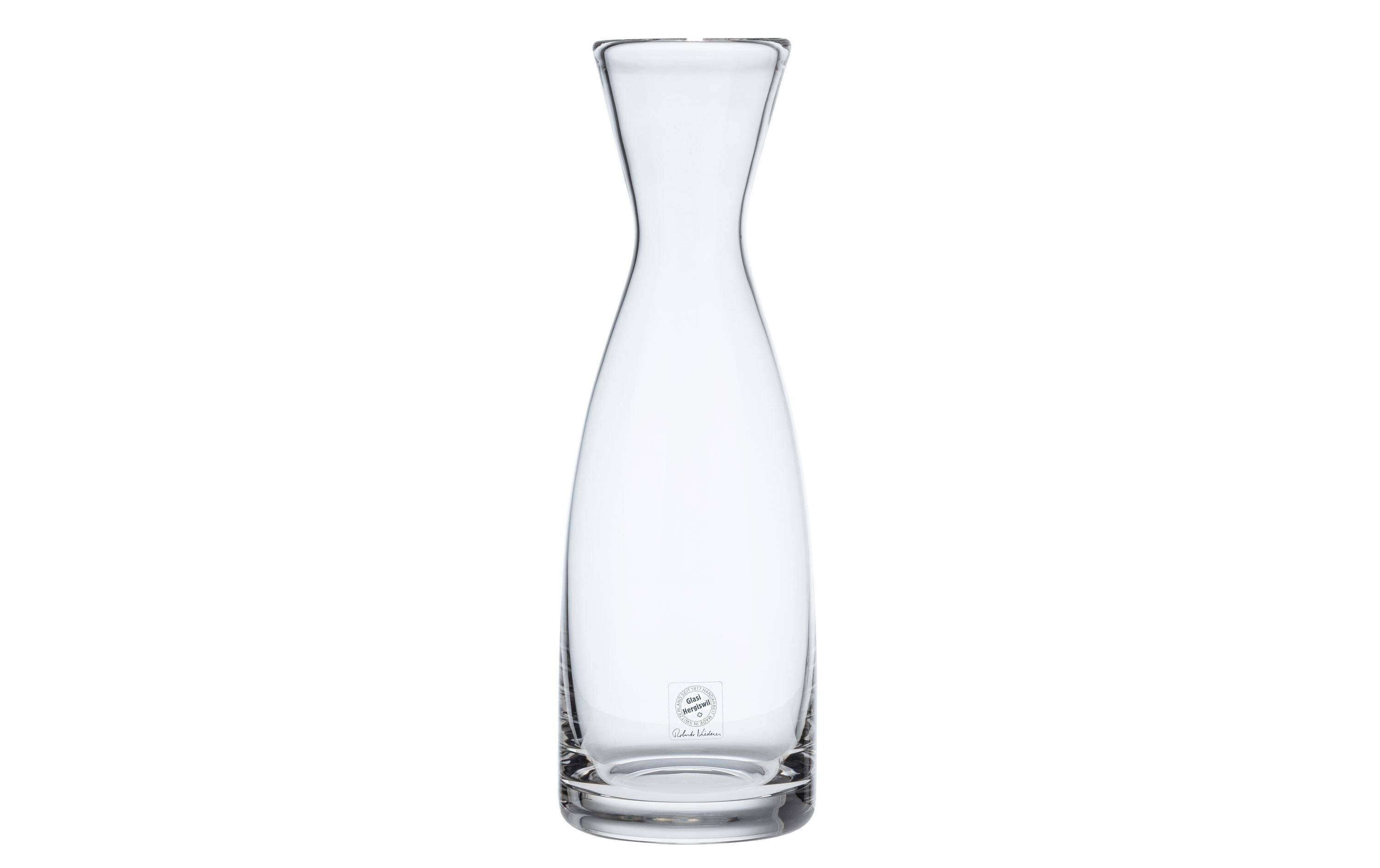 Karaffe 0.5 l, TransparentMundgeblasene Glaskaraffe