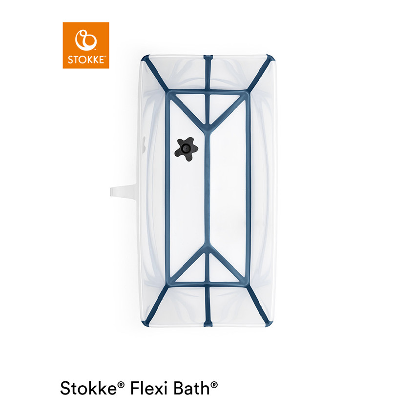 Baignoire Flexi Bath® - Transparent bleu
