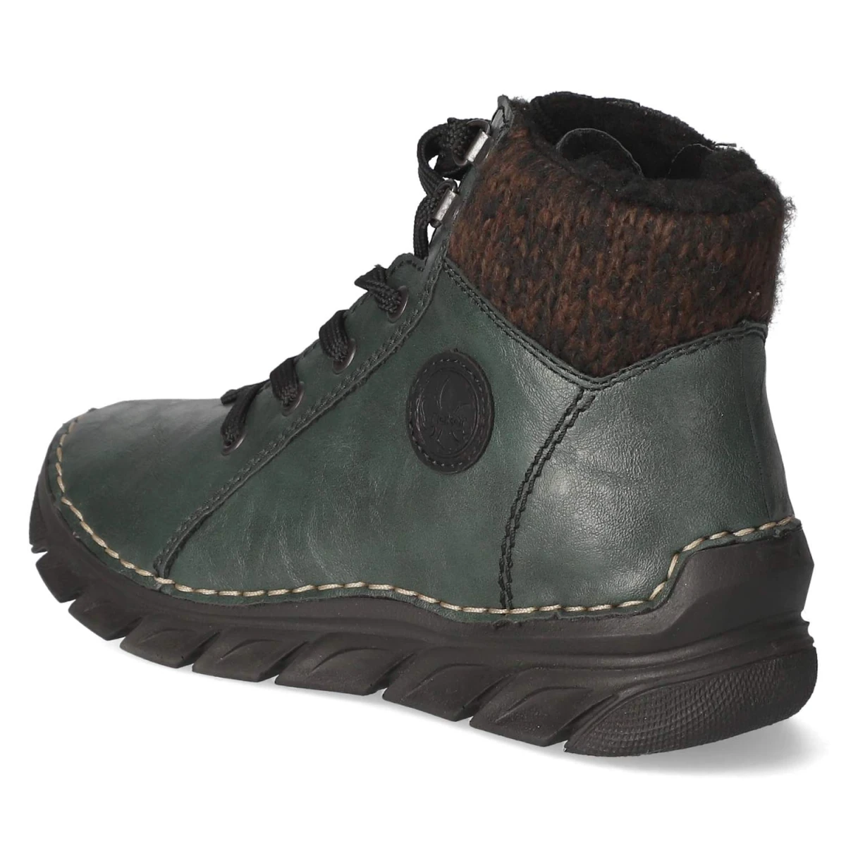 RiekerSchnürboots - grün