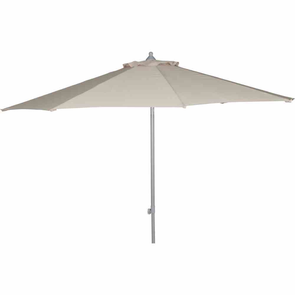 Mittelstockschirm PUSH PRO - natur - Polyester - 300 cm