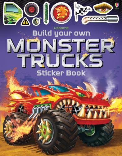 Build Your Own Monster Trucks Sticker Book - Build Your Own Sticker Book (Paperback)