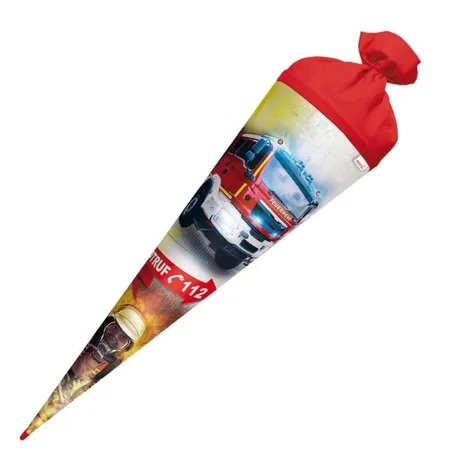 Roth Schultüte Feuerwehr mit Licht, 70cm rund