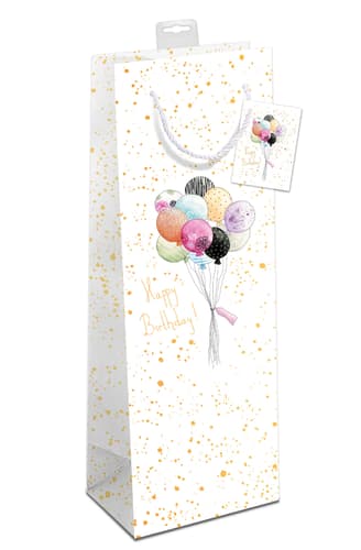 Flaschentasche Ballons 12x39x10cm