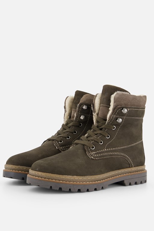 Muyters Veterboots groen Leer
