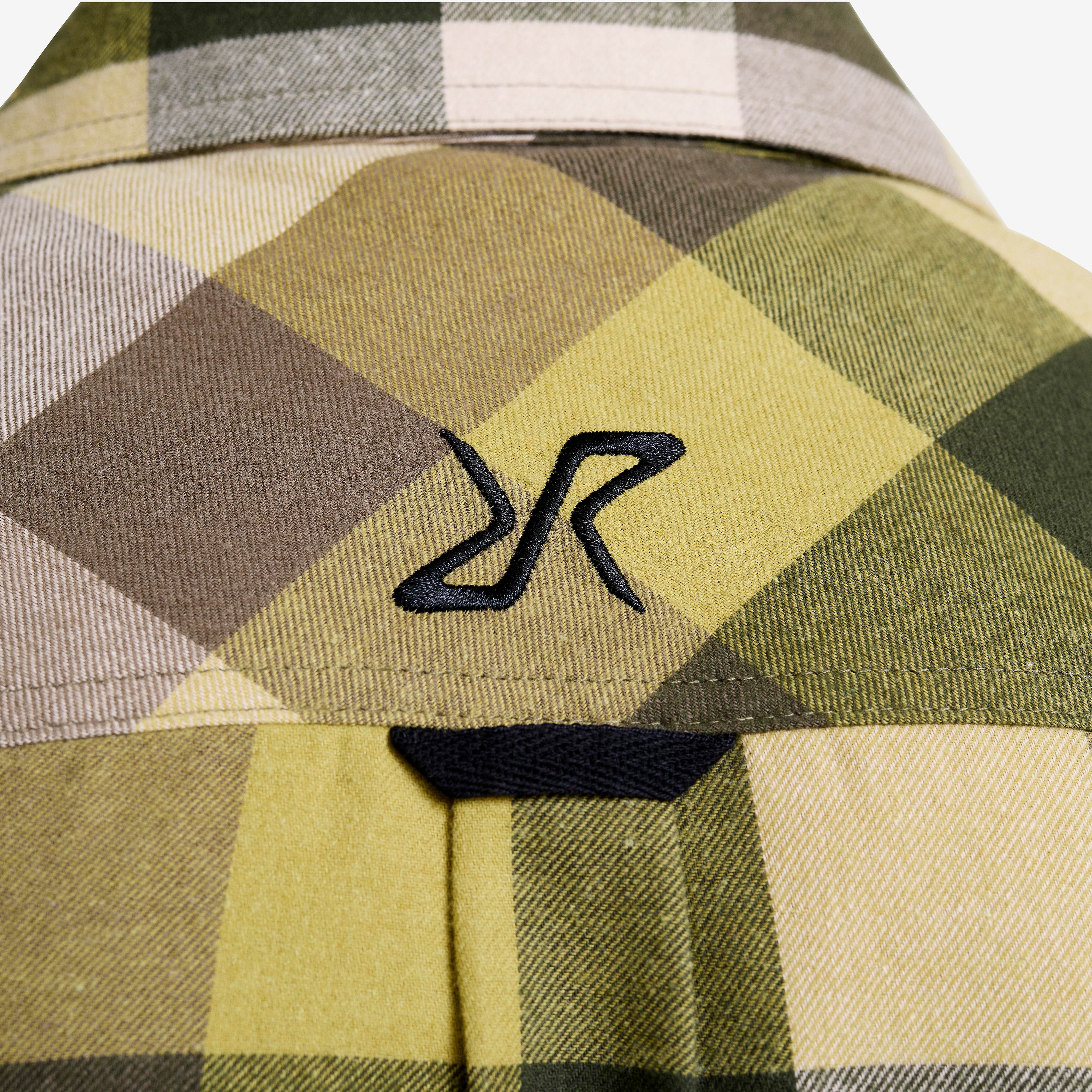 Campfire Shirt Herre Light MossGray/Multi