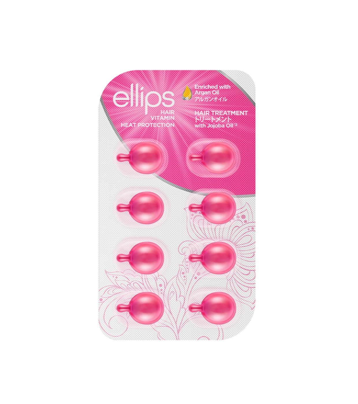 Ellips - Ampolas de Vitamina Capilar Óleo de Argan - Cabelos Danificados