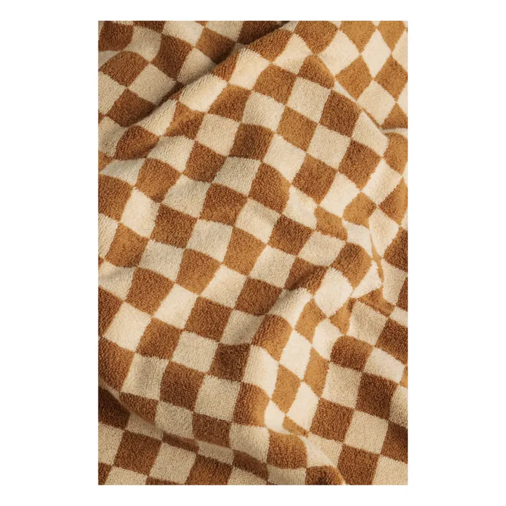 Baina Serviette de plage Roman | Blanc/Écru