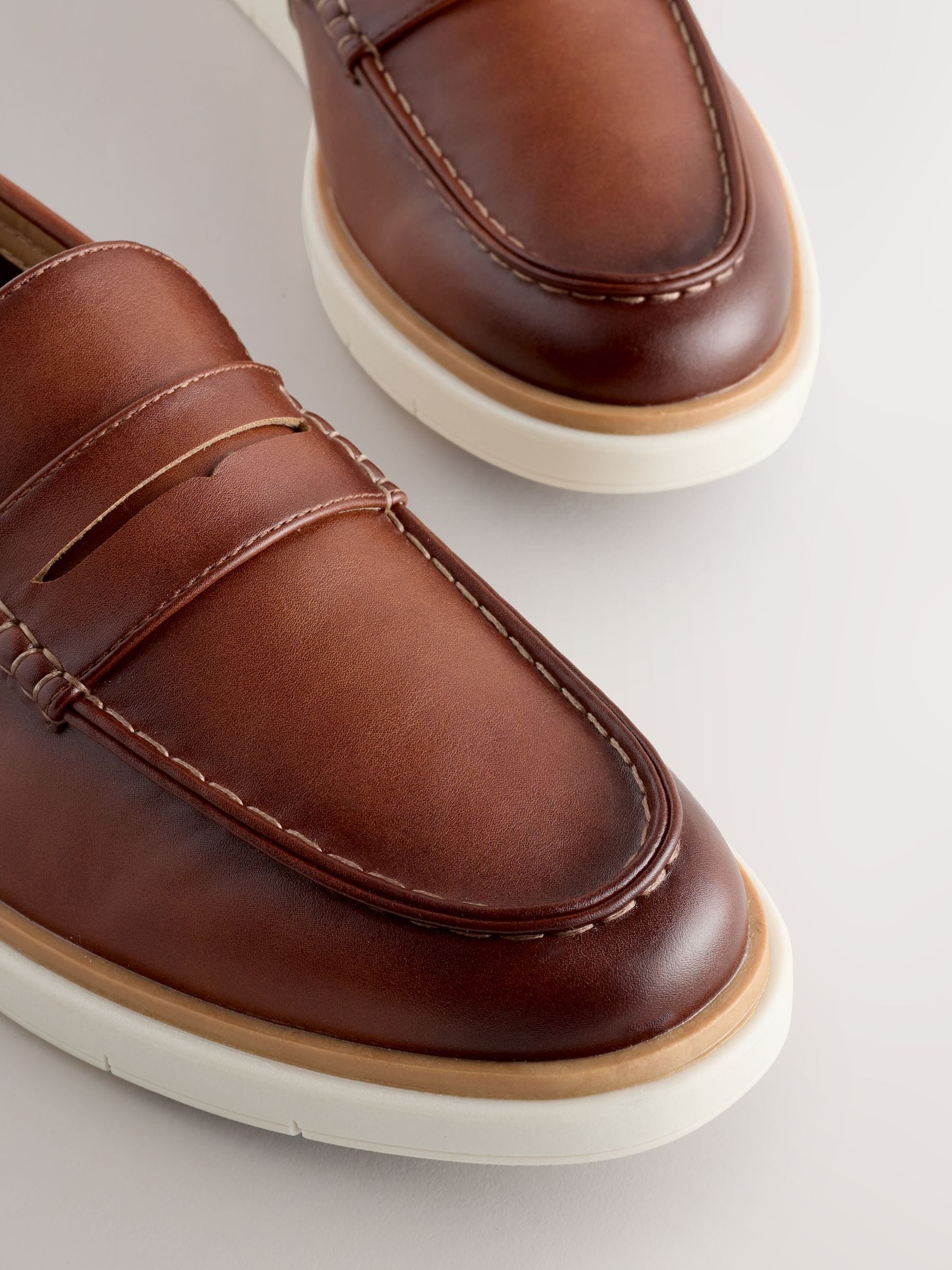 Lichtbruin - Wedge Loafers
